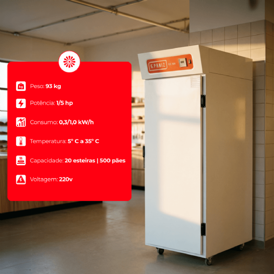 Câmara Climática CC 500 G2 Interior Aço Inox 220v G Paniz