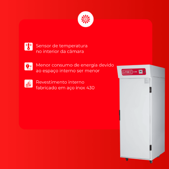 Câmara Climática CC 500 G2 Interior Aço Inox 220v G Paniz