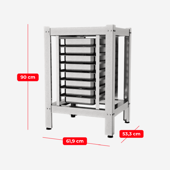 Forno Combinado Profissional com Cavalete WCAA-03NE 220v Wictory