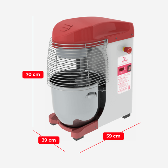 Batedeira Planetária Elétrica 18 Litros BPEL-18 PLUS Bivolt Braesi