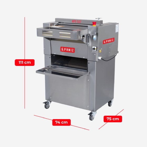 Modeladora de Pão MPS 500 Inox 220v G Paniz