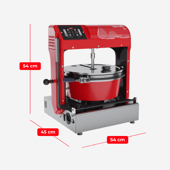 Misturador Industrial Gourmella Top CZ 10 Panela de Alumínio Bivolt G Paniz
