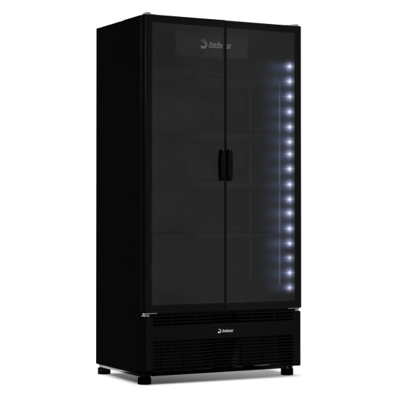 Refrigerador Vertical 2 Portas Dupla de Vidro 810L G326 Crystal Cooler Bivolt Inverter Imbera
