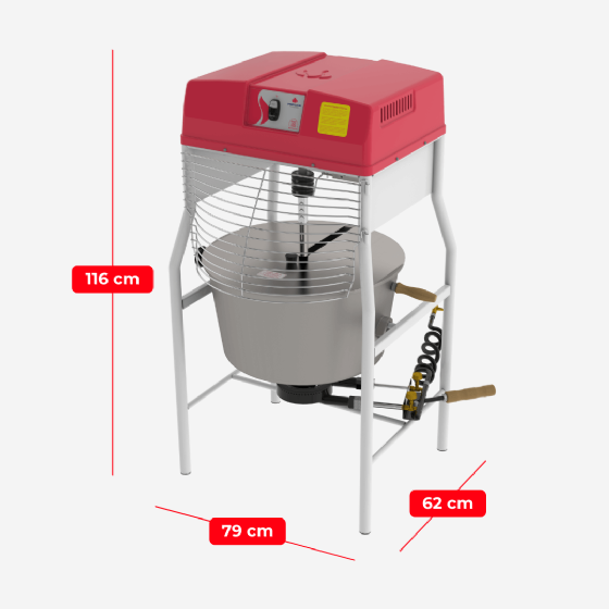 Misturador Industrial 40 Litros PRMQ-40 G3 Bivolt Progás