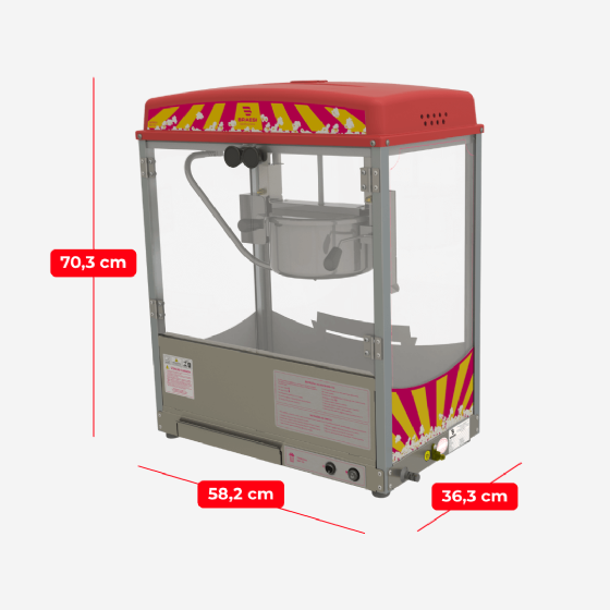 Máquina Pipoqueira BMP 150 Elétrica 110v Braesi