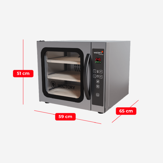 Forno Convector Digital Com Vapor 3 Pedras WCVP-335D 220v Wictory