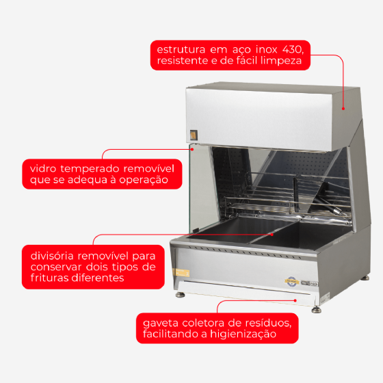 Conservador de Frituras MarcPro Inox 430 220v Marchesoni