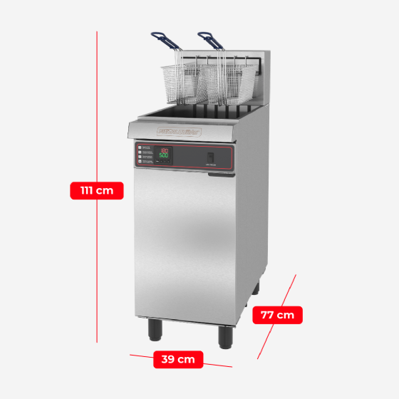 Fritadeira Elétrica Água e Óleo 30 Litros FAO 2 C PRM Trifásico 220V Metalcubas