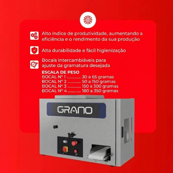 Divisora Automática de Massas DA 30 Inox 220v Grano