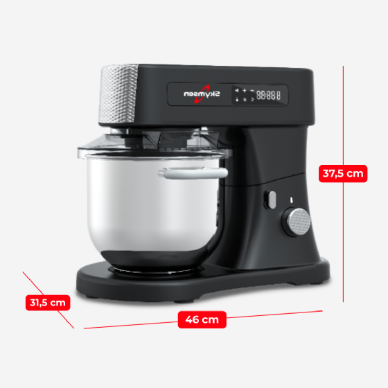 Batedeira Planetária 05 Litros BPS5 05 PRO 11 Velocidades Preta 220v Skymsen