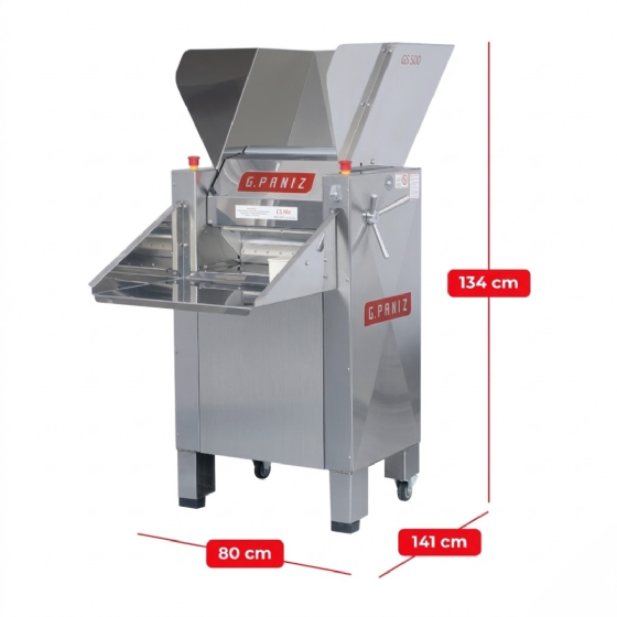 Cilindro Sovador CS 500 Total Inox 380v Trifásico Gpaniz