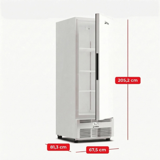 Freezer Vertical Tripla Ação 594 Litros Porta Sólida Branca EVZ21 MAX 220v Imbera