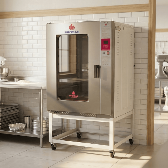 Forno Turbo 8 Esteiras à Gás PRP 8000 Progás