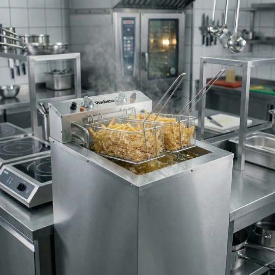 Fritadeira Elétrica Água e Óleo POWER 23 Litros 8000W Venâncio