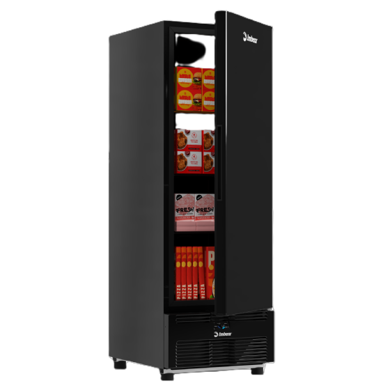 Freezer Vertical Tripla Ação 594 Litros Porta Sólida Preta EVZ21 MAX 220v Imbera