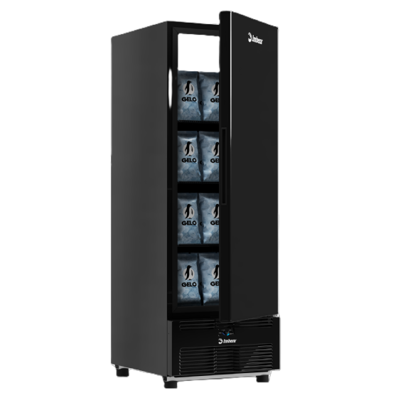 Freezer Vertical Tripla Ação 594 Litros Porta Sólida Preta EVZ21 MAX 220v Imbera