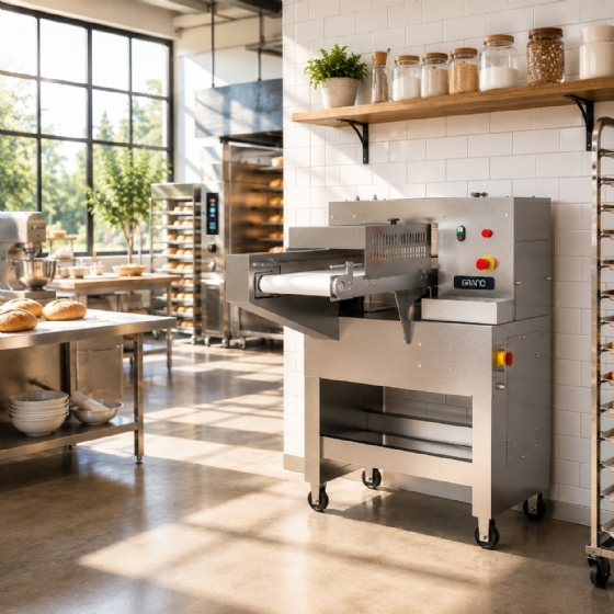 Fatiadora de Bolo Profissional Total Inox FBH240 220v Grano