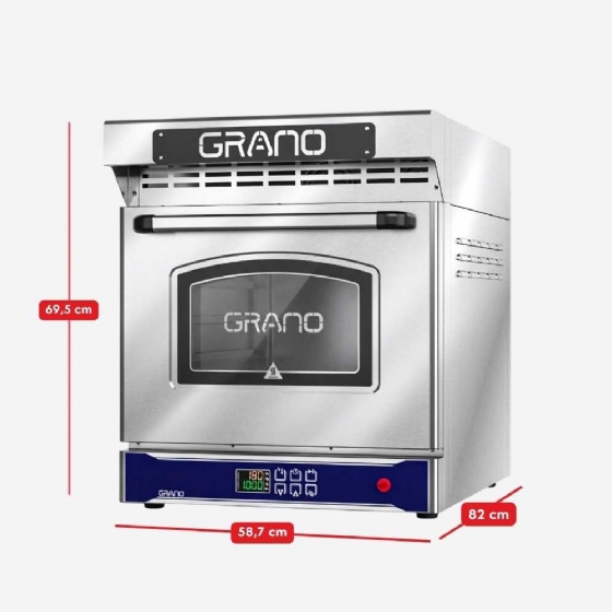 Forno Pizzaiolo Inox Sem Cavalete 220V Grano
