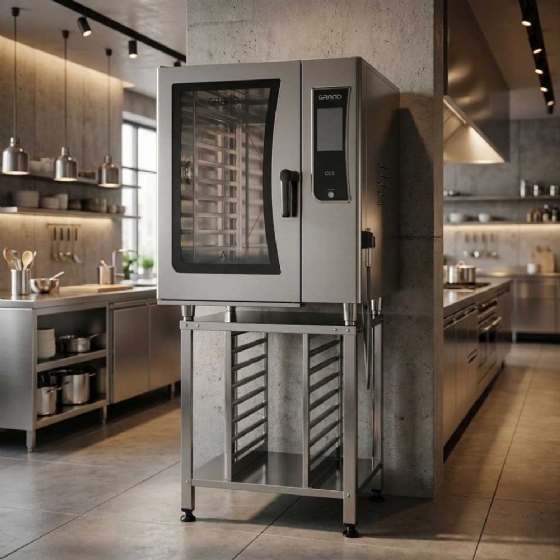 Forno Combinado Profissional com Cavalete CCS10 Trifásico 220V Grano