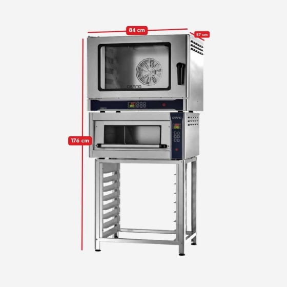 Forno Totem Due FCL4060 com Cavalete Grano