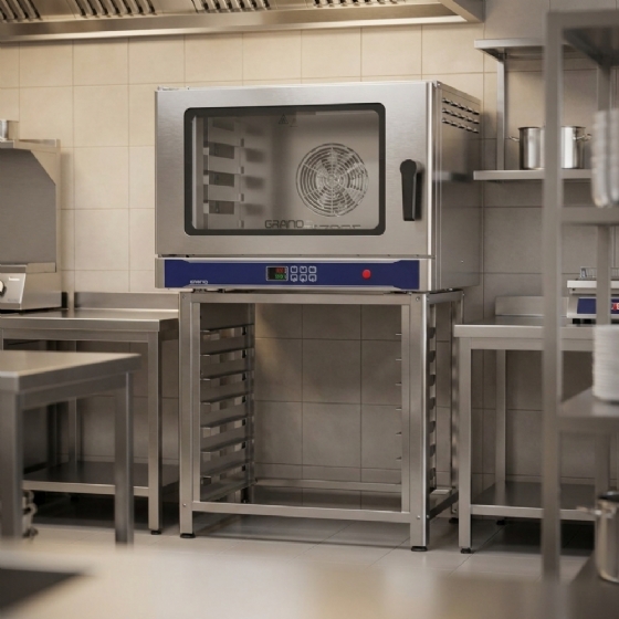 Forno Convector Elétrico Profissional Inox Com Cavalete FCV 40 Grano