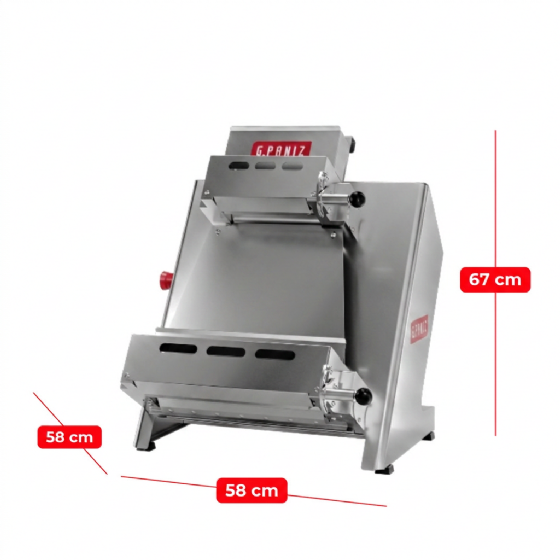Modeladora de Pizza MDP 360 G2 Inox Bivolt G Paniz