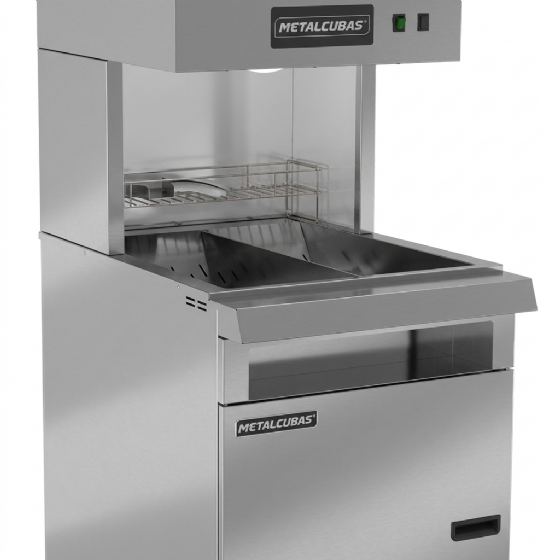 Conservador De Fritura Elétrico Premium 220v CFP 600 P Metalcubas