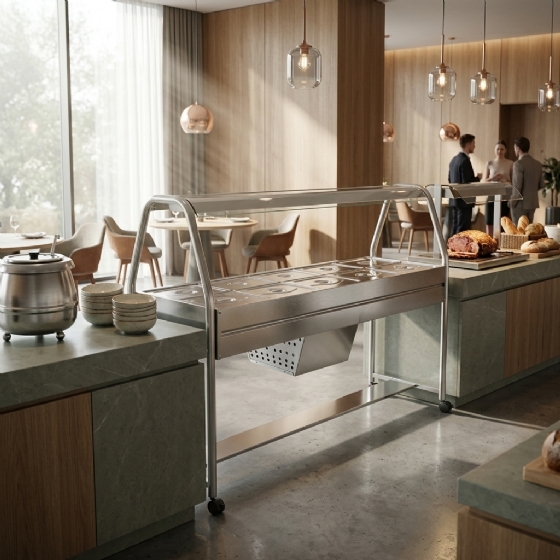 Buffet Refrigerado GN 1/2 65 SR10 Cinza 220V Ibet