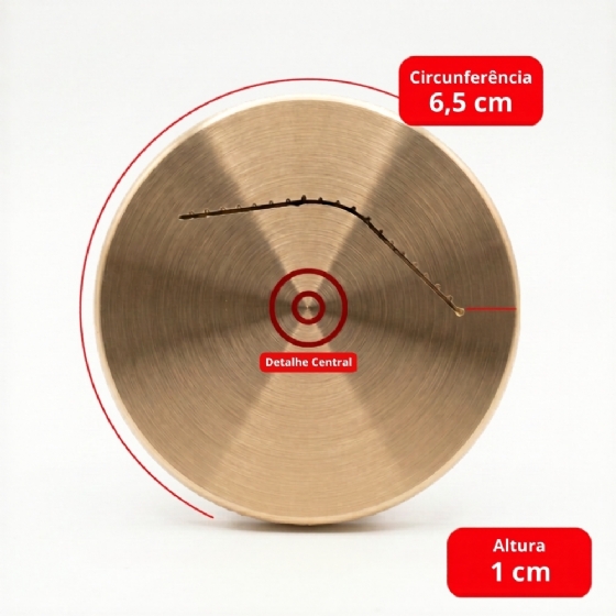 Trefila Molde de Extrusão em Bronze 65mm para Conchiglione G Paniz