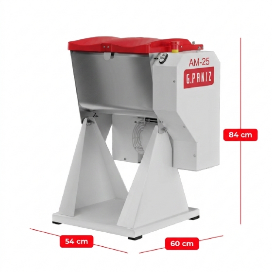 Amassadeira Semi Rápida Basculante 25 kg AM 25 G2 Bivolt G Paniz