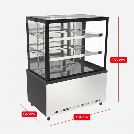 Balcão Vitrine Prime Refrigerado Ar Forçado 1000 PBV 10 220v Venâncio