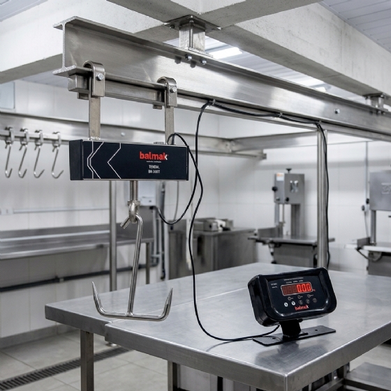 Balança Digital Pesadora Tendal 300 kg BK-300TB com Bateria Bivolt Balmak