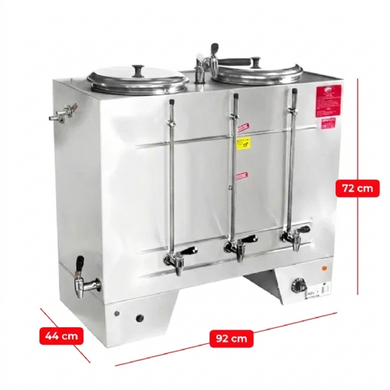 Cafeteira Elétrica Industrial Semiautomática 30 litros CPA 30 220v Consercaf