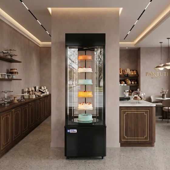 Expositor Refrigerado Giratório Suprema RF-001 S 220v Frilux