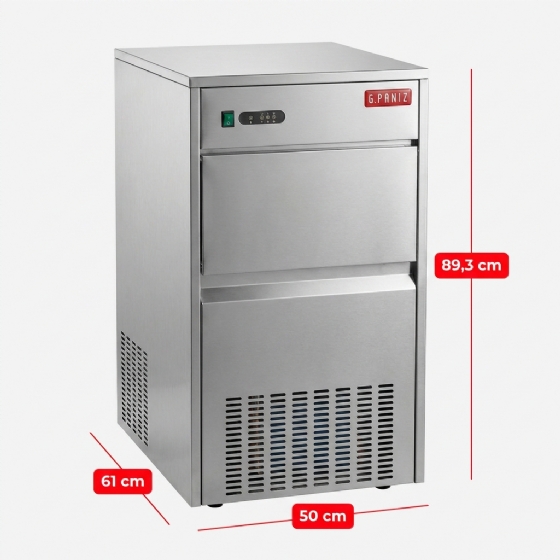 Máquina de Gelo Industrial Cubo MGC 50kg/Dia 220V G Paniz