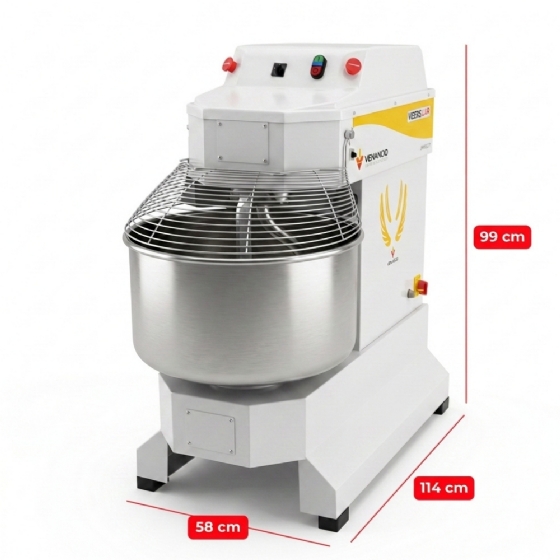 Amassadeira Espiral 2 velocidades 40kg VAEM40 220v Monofásica Venâncio