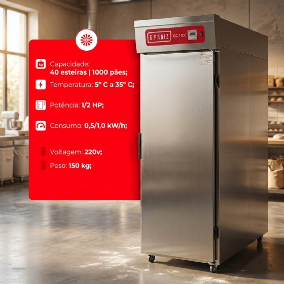 Câmara Climática CC 1000 Total Aço Inox G Paniz
