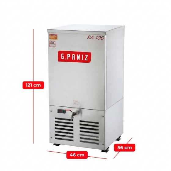 Resfriador de Água RA 100 Plus 220v Inox G Paniz