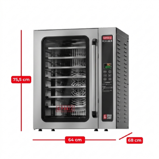Forno Turbo de Convecção Com Vapor GranChef FCV 35/8 220v G Paniz