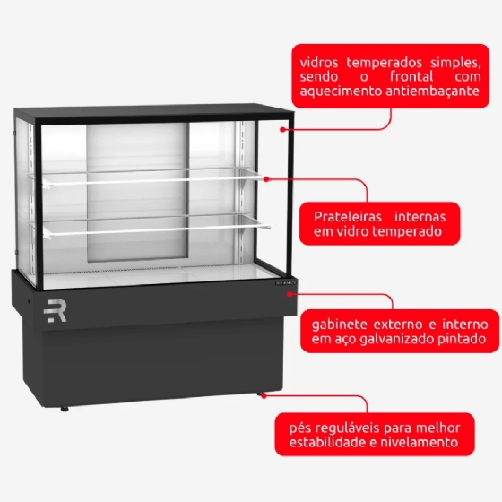 Balcão Expositor 1100 Refrigerado Vanguard Plus CVPRAF1100 220v Refrimate
