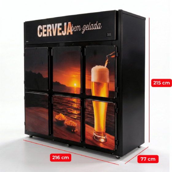 Câmara Cervejeira 6 Portas 6 KPTC STD 220v Klima