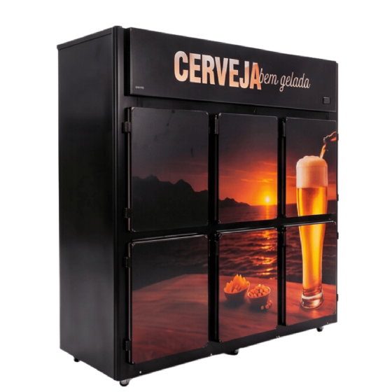 Câmara Cervejeira 6 Portas 6 KPTC STD 220v Klima