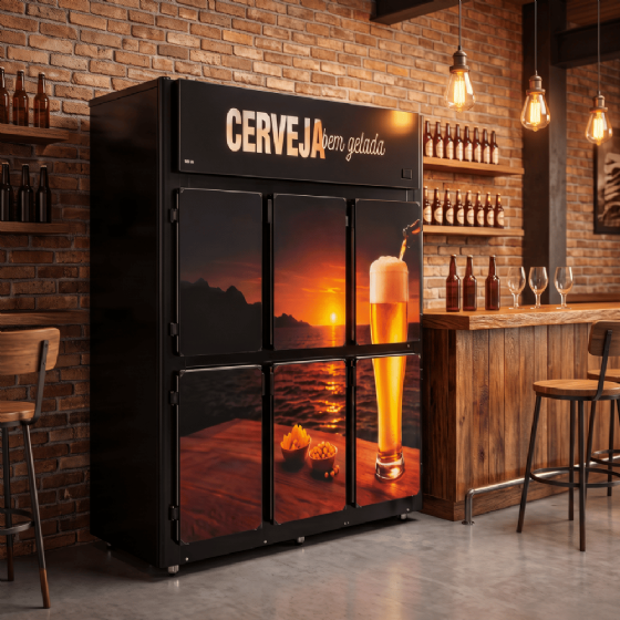 Câmara Cervejeira 6 Portas 6 KPTC STD 220v Klima