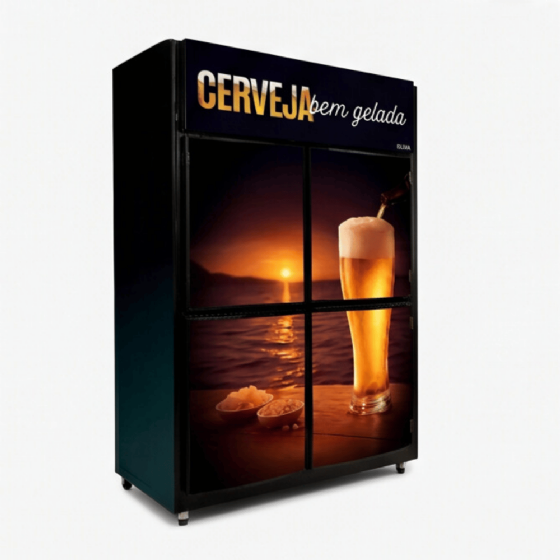 Mini Câmara Cervejeira 4 Portas 4 KPTC STD 220v Klima