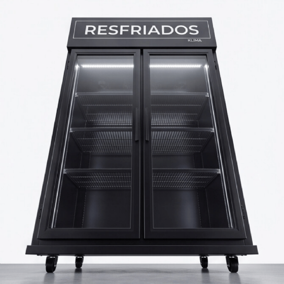 Expositor Refrigerado Practice Frios e Lacticínios 2 Portas 706 Litros 220v Klima