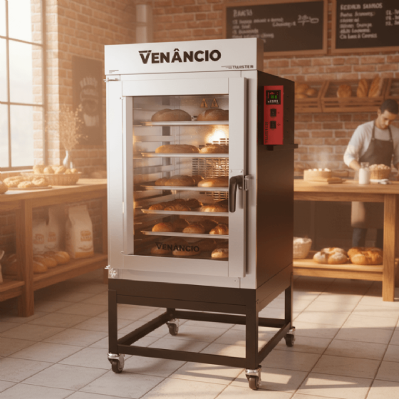 Forno Turbo Twister 10 Esteiras Elétrico FVT 10E 220V Monofásico Venâncio