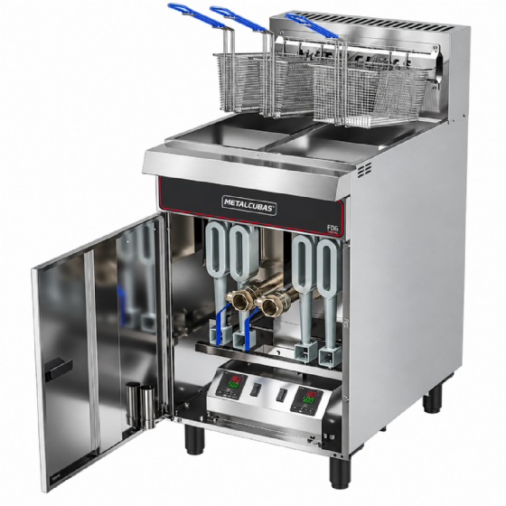 Fritadeira Elétrica Água e Óleo Premium FAO 3 C Duplo PRM 380v Metalcubas