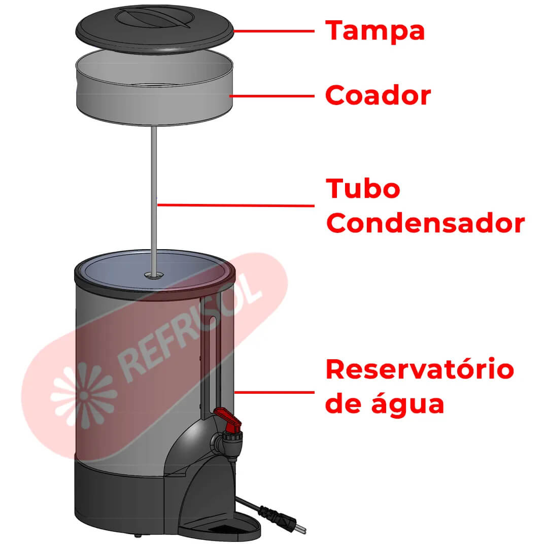 Cafeteira Elétrica Automática 15 Litros 110v Marchesoni