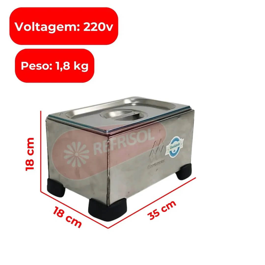 Derretedeira Profissional 1 Cuba 2,5 kg 220v Marchesoni