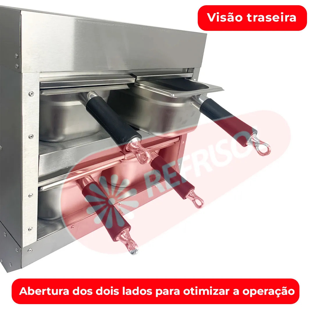 Conservador De Proteínas 4 Cubas 110v Machesosoni
